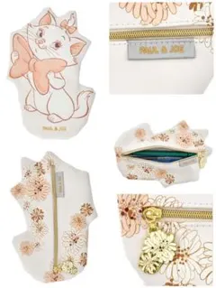 新品ディズニー購入ポール&ジョー×マリーちゃん　ダイカットペンポーチ・ケース筆箱