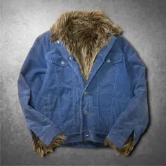 00s ファージャケット コーデュロイ 短丈 Y2K 平成 お兄系 ワイルド