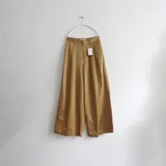 pur 池田泉さん　ブロックプリントパンツ ピンクストライプ pur 池田泉さん ブロックプリントパンツ ピンクストライプ - メルカリ