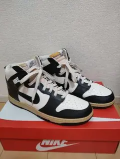 美品　NIKE　DUNK high　 ブラックアンドセイル　DZ4732-133