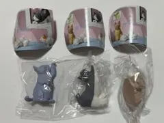 ガチャ かくかくねこねこ 3個セット