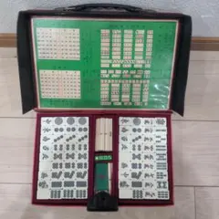 洗浄済み　骨董品　麻雀牌　黒牌　昭和レトロ 麻雀牌セット】カッコいい黒牌 - メルカリ