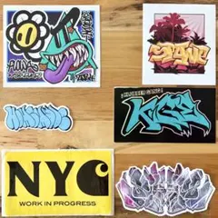 ③ グラフィティー ステッカー 6枚セット graffiti グラフィティ
