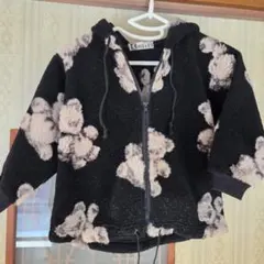 【美品】子供服 キッズ服 110cm テディベア柄 パーカー