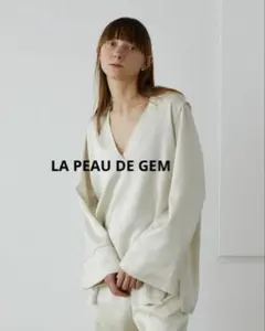 LA PEAU DE GEM ラポドゥジェム モールビスチェ ホワイト LA PEAU DE GEM ラポドゥジェム モールビスチェ ホワイト LA