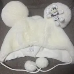 ディズニーファンキャップ ミッキー 白