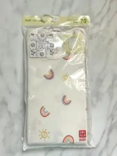 【新品】UNIQLO 長袖ボディスーツ70