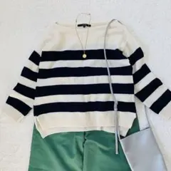 ボーダー ニット