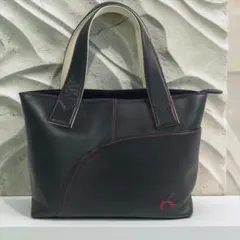 美品　Kitamura2 トートバッグ ネイビーレッドステッチのサムネイル