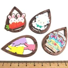 2点限り⭐イースター③.。.:*4個♡木製チャーム