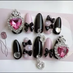 【現品】地雷系 量産 ゆめかわ 韓国 推し ギャル ピンク ネイルチップ