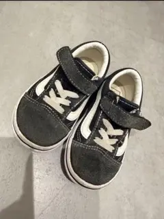 VANS ベルクロ スニーカー 15cm 黒/白