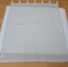 遮像レースカーテン 2枚セット ベージュ 150×128 北欧 ナチュラルのサムネイル