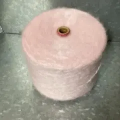 ピンクのストレッチフラッフィー毛糸 1.25kg