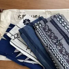 浴衣単品 ４点　おまとめ　花柄 ストライプ 大野ちりめん　浴衣
