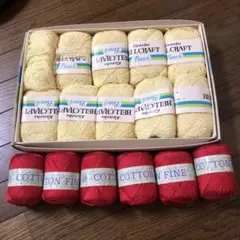 カネボウのハンドクラフトヤーン「ベルクラフト ブークレー」＆コットンファイン