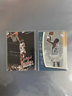 MICHAEL JORDAN カード SET 2枚組　ジョーダン Michael Jordan NBA トレーディングカード 2枚セット - メルカリ