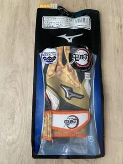 Mizuno ミズノ　バッティング　手袋 バッテ　鬼滅の刃　善逸　ジュニア　L