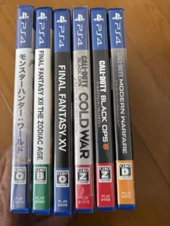 PS4 cod モンハン　ファイナルファンタジー　セット