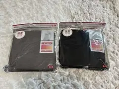 UNIQLO HEATTECH Mサイズ グレー ブラック 2枚セット