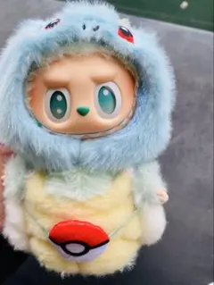 ゼニガメ ぬいぐるみ服 3点セット ラブブ服 labubu 着せ替え服 ポケモン