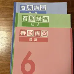 2026年最新】四谷大塚春期講習6年の人気アイテム - メルカリ