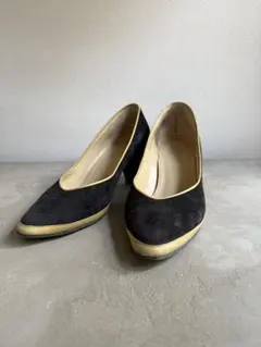 美品　christian dior パンプス　スウェード　ブラック　D5のサムネイル