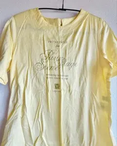 レリアン　半袖Tシャツ　イエロー　上品　綺麗め　エレガンスのサムネイル