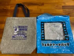 ディズニー　デザイン　フェルト　トートバッグ