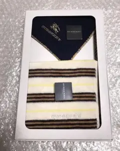 BURBERRYバーバリータオルハンカチ2枚 ハンカチ未使用