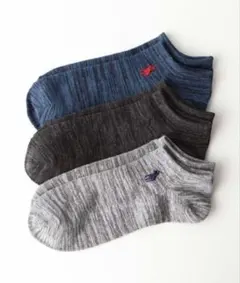 【新品未使用】 ポロ ラルフローレン メンズ　ポロソックス　靴下　3足セット