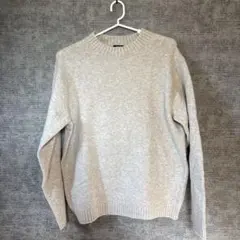 UNIQLO スフレヤーンクルーネックセーター Lサイズ