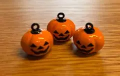 ハロウィン かぼちゃ型　鈴　3個セット