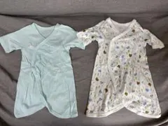 西松屋 50~60cmコンビ肌着 2枚セット