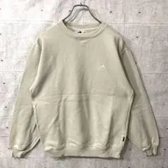 90s〜00s adidas スウェット ワンポイント ロゴ刺繍 ヴィンテージ