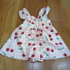 チェリー柄ワンピース水着 100cm