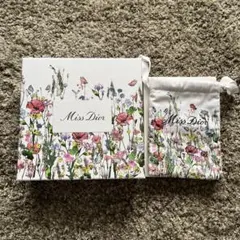 Miss Dior 花柄 巾着