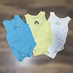 まとめ売り　夏　ベビー肌着 タンクトップ 3枚セット 70cm おまけ付き