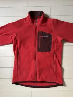 mont-bell メンズフリースジャケット S レッド