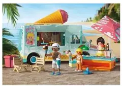 箱なし★プレイモービル　71904 サーブショップ併設のアイスクリーム・バン