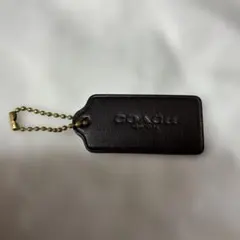 COACH キーホルダー チャーム ダークブラウン