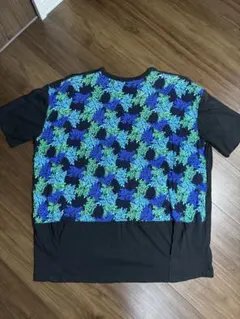 【人気のLサイズ】quolt カットソー カラフル葉柄Tシャツ