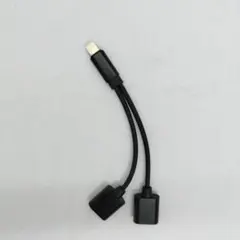 Lightning to USB変換コネクタ 黒