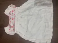 GAP 刺繍入りホワイトワンピース 18-24ヶ月