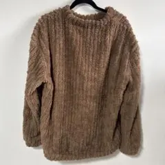 SHEIN ボアセーター　ブラウン XXL