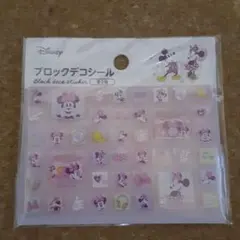 新品未使用Disney ミニーマウス ブロックデコシール②