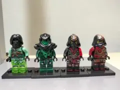 レゴ互換品　ミニフィグ4体　パーツ　セット