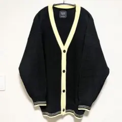 UNITED TOKYO｜ステッチバイカラーカーディガン/サイズ2/黒/黄のサムネイル