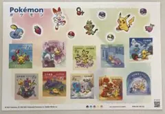 ポケモン シール コレクション 郵便切手シート（シール式） - メルカリ