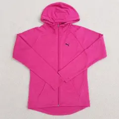 PUMA ジップアップパーカー ピンク Mサイズのサムネイル